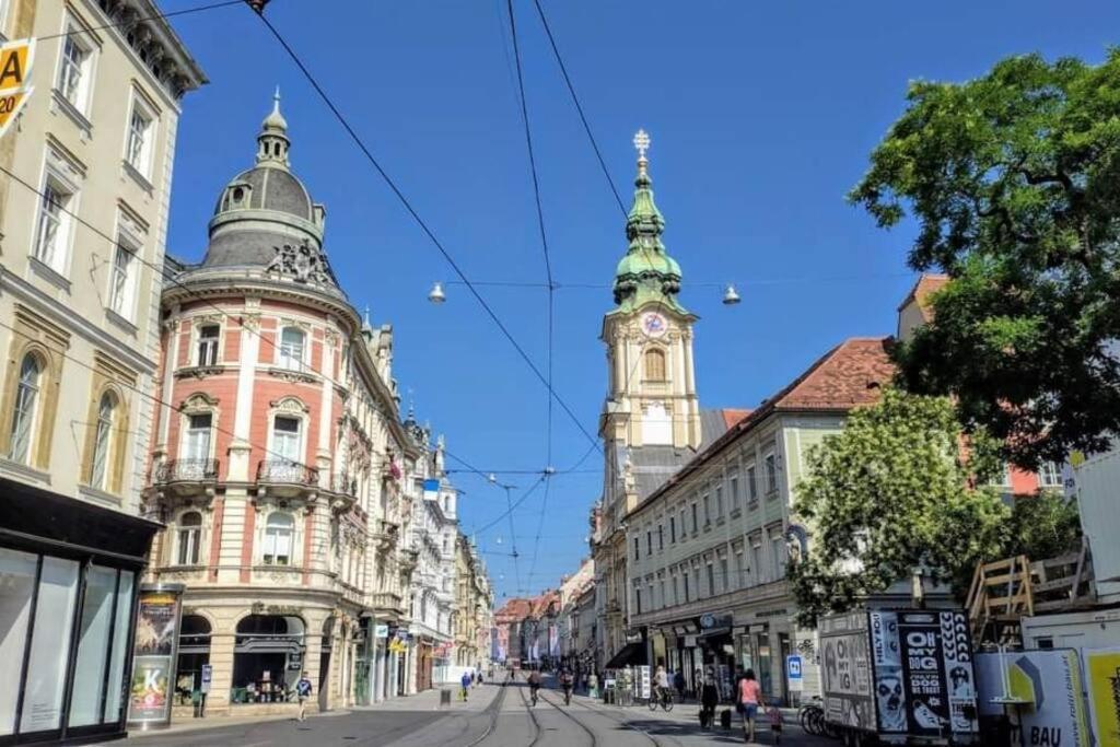 Annenstrasse Graz Central Apartment'6Beds'Freeparking Bagian luar foto